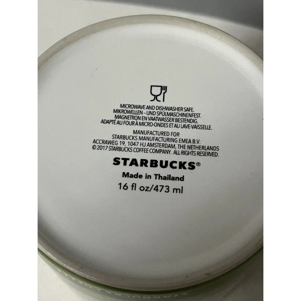 Starbucks Crete Greece Global Icon Collection Ceramic Coffee Mug Cup 16 oz